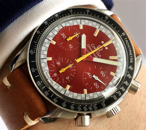 Omega Speedmaster schumacher red